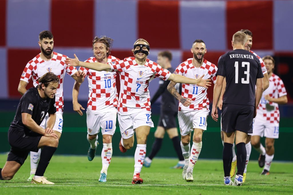 UEFA Nations League 2022 Highlights: CRO 2-1 DEN, Croatia Outscores ...