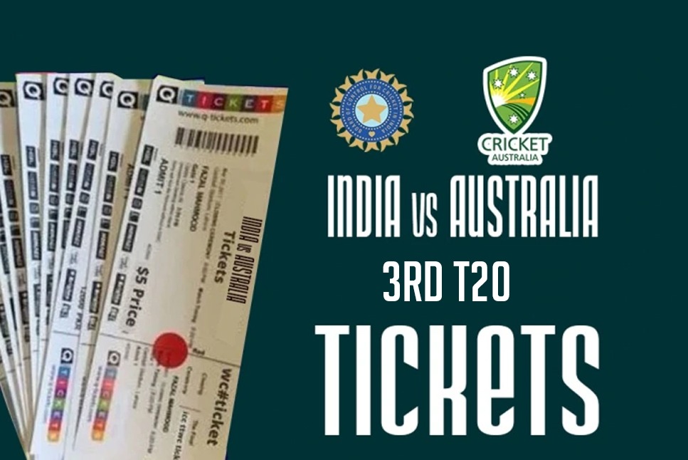 IND vs AUS Tickets HCA says Tickets completely SOLDOUT for 3rd T20 in