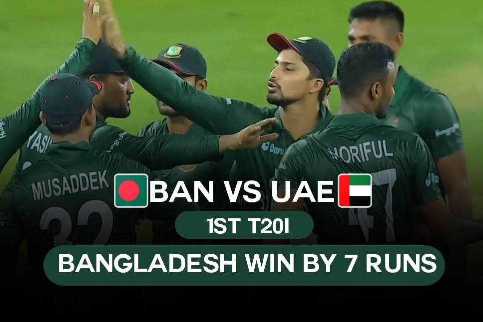 UAE Vs BAN Highlights: Afif & Mehidy Help Bangladesh Beat UAE By 7 Runs ...