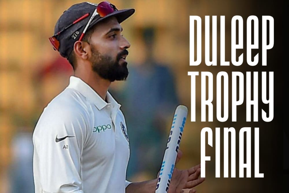 Duleep Trophy FINAL Ajinkya Rahane expresses happiness at leading