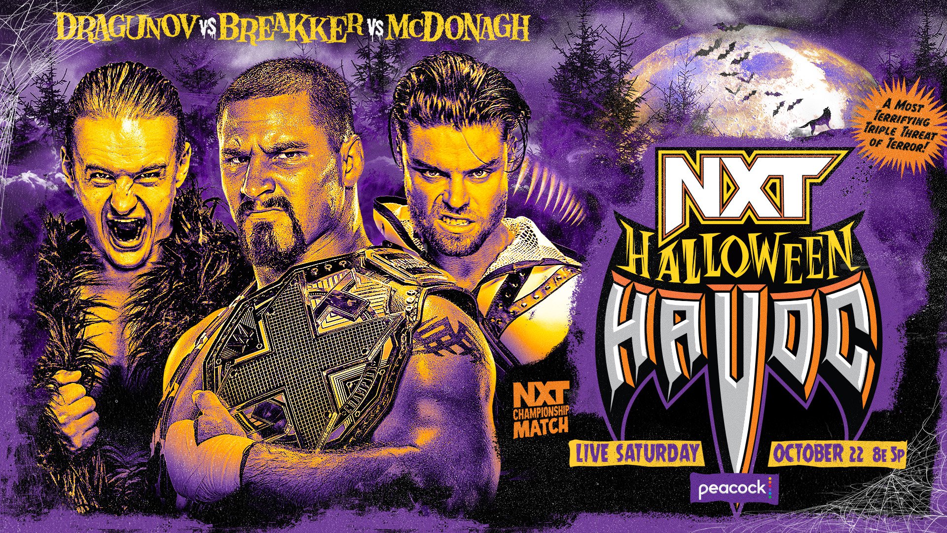 WWE NXT Halloween Havoc 2022 Match Card, Location and Time All You