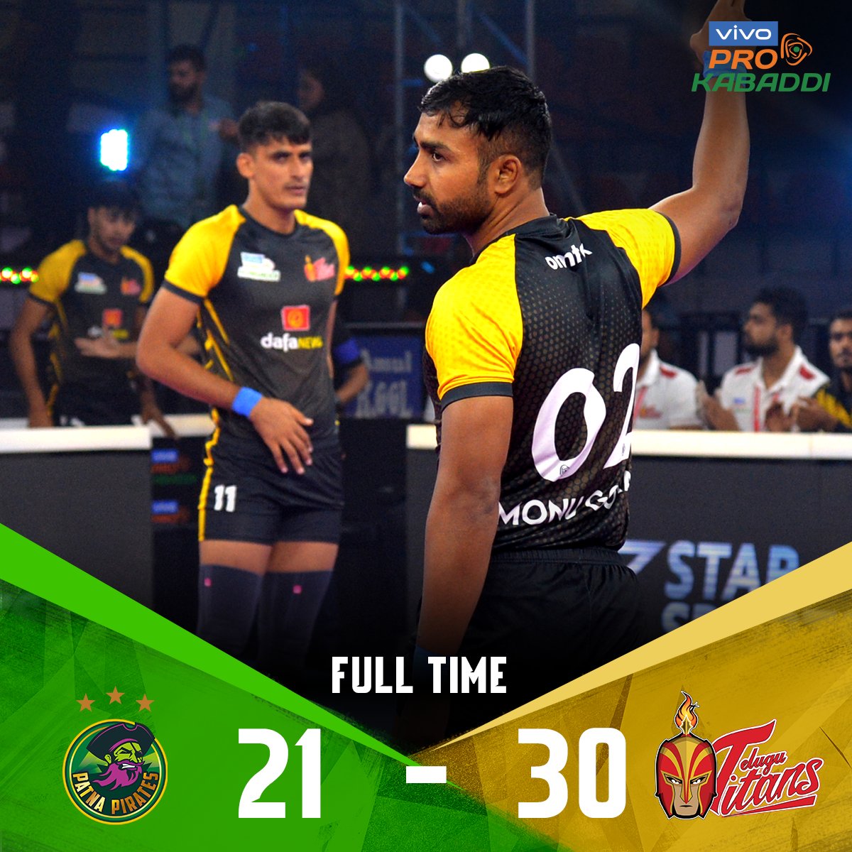 Pro Kabaddi PKL 8 Highlights: Patna Pirates beat Telugu Titans to seal top  two finish; Shadloui, Sachin shine - Sportstar