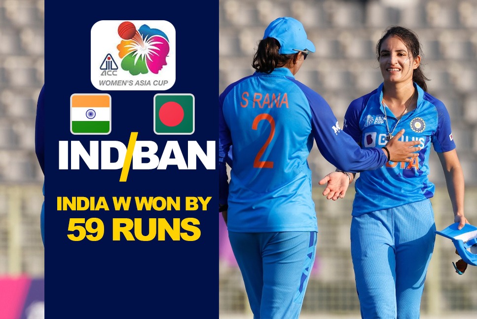 INDW vs BANW Highlights Shafali, Mandhana star as India Women clinch