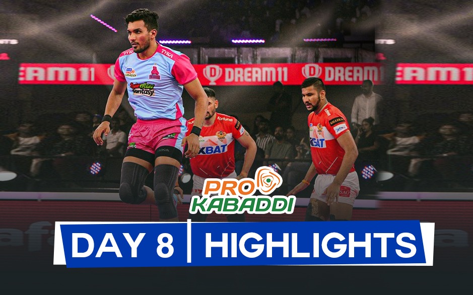 PKL 9: Jaipur Pink Panthers and Gujarat Giants Share Honours - News18