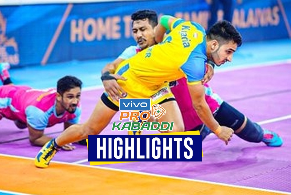 Pro Kabaddi 2022: UP Yoddhas defeats Jaipur Pink Panthers on last raid