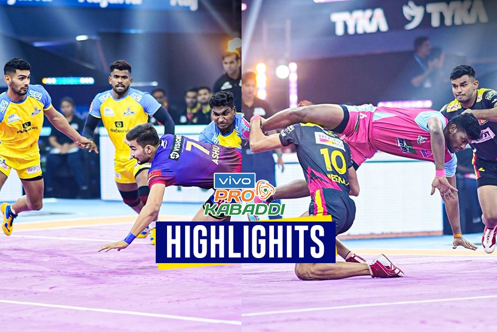 PKL 2022 Highlights: Jaipur Pink Panthers bounce back in style, beat Patna  Pirates 35-30 – Watch Highlights