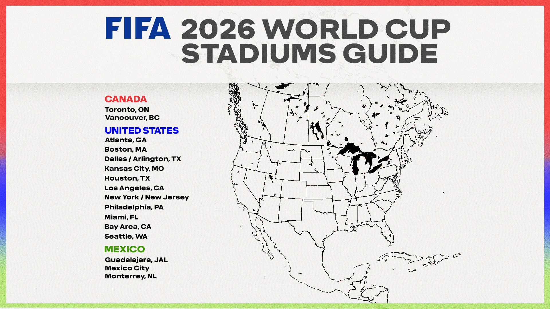 FIFA World Cup 2026 Where Is World Cup 2026 Being Held 