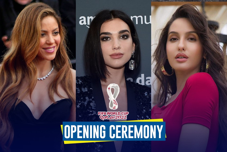 Cerimônia de Abertura do FIFA WC Nora Fatehi, Shakira, Dua Lipa para