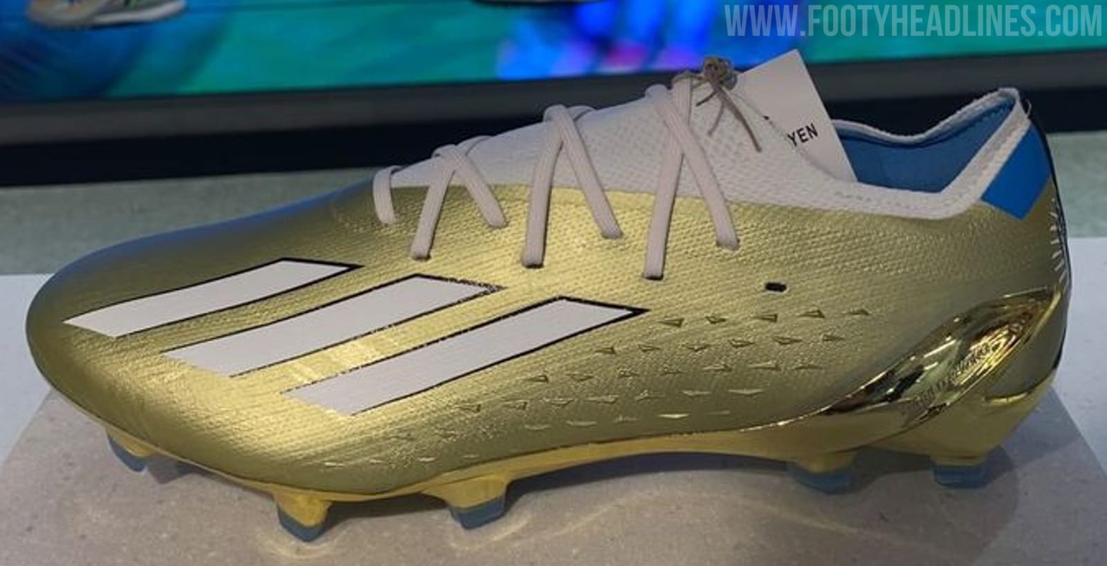 Lionel Messi's World Cup Boots Lionel Messi's boots from Adidas for
