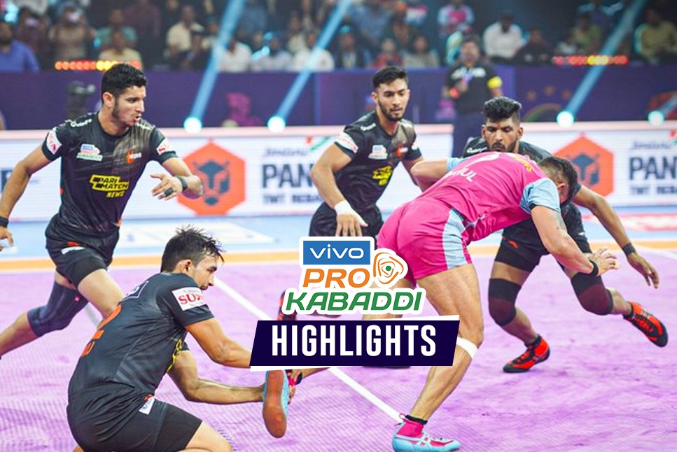 U Mumba vs Jaipur Pink Panthers Highlights - U Mumba vs Jaipur