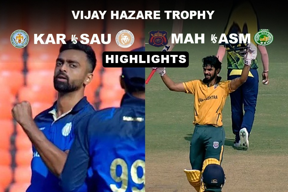 Vijay Hazare Trophy Highlights Maharashtra set up SUMMIT clash with