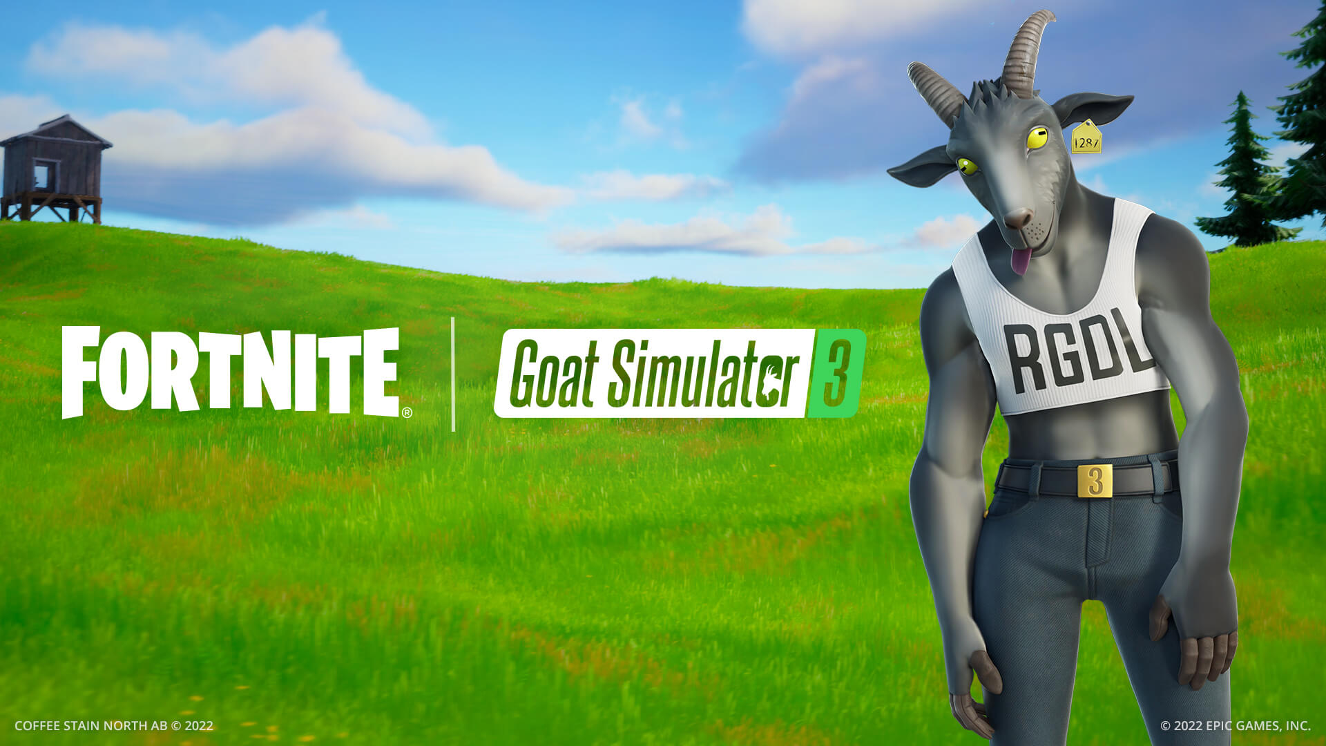 Fortnite x Goat Simulator 3: A Goat Outfit já está disponível na