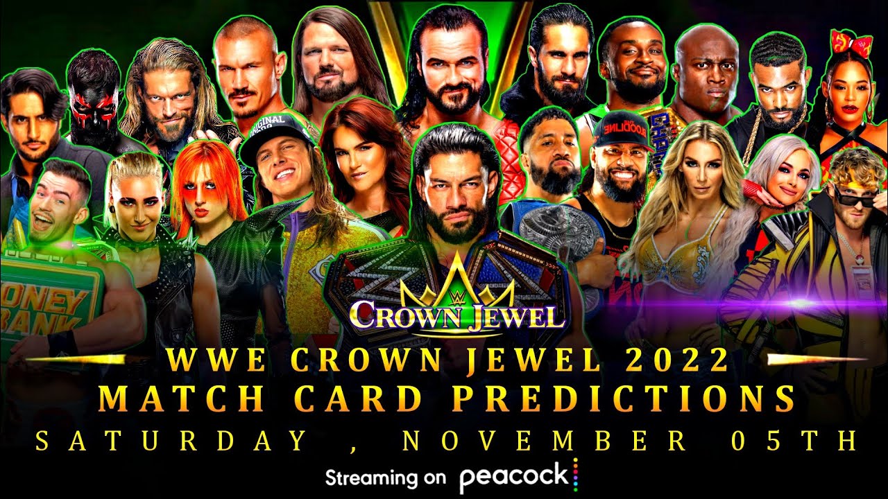 WWE Crown Jewel LIVE Streaming Crown Jewel 2022 full Match CARD