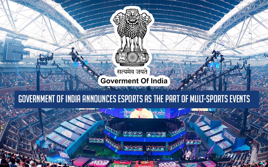 Government of India finally gives recognition to eSports as the part of