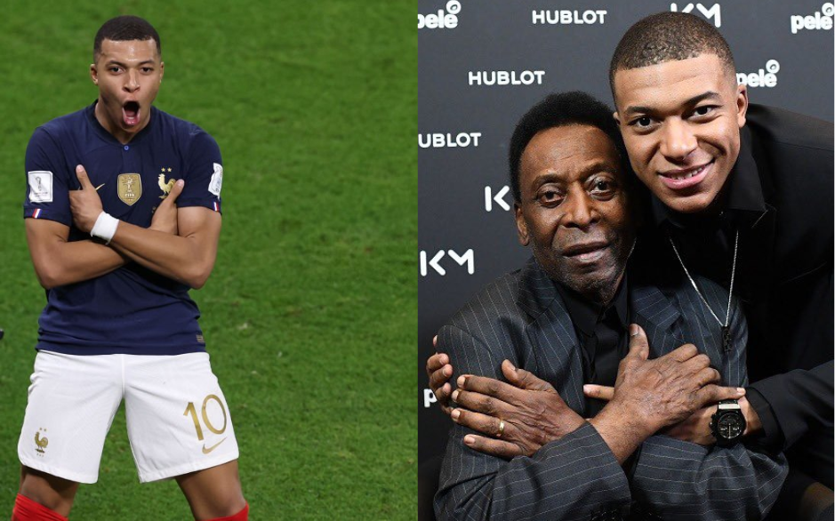 France's Kylian Mbappe overtakes legendary Pele to break 58-year old FIFA World  Cup record - India Today