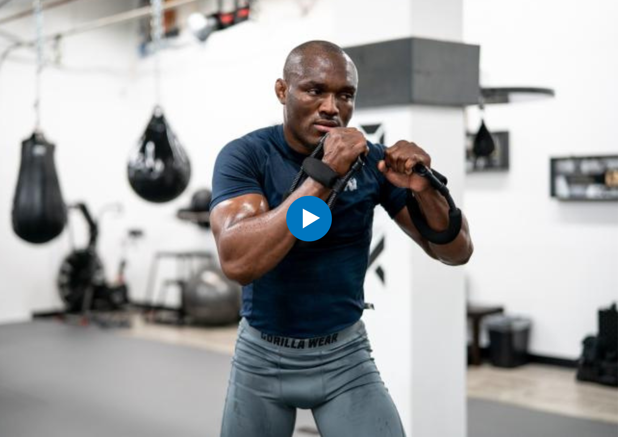 VIDEO: Kamaru Usman Gets Back To The Gym After KO Loss Against Leon Edwards