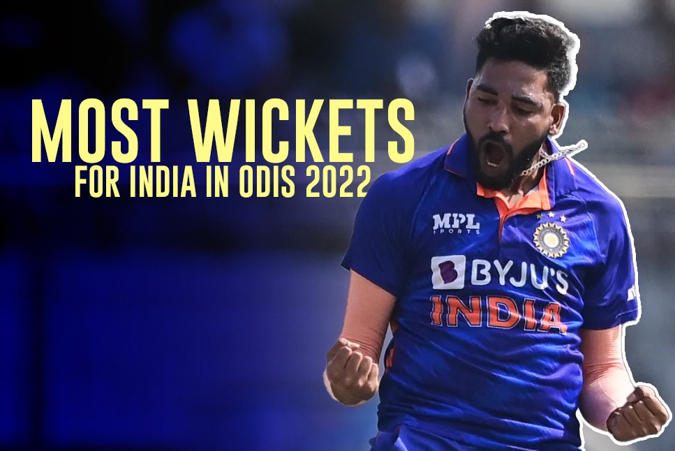 Most Odi Wickets 2022 Mohammed Siraj Pips Yuzvendra Chahal To Become