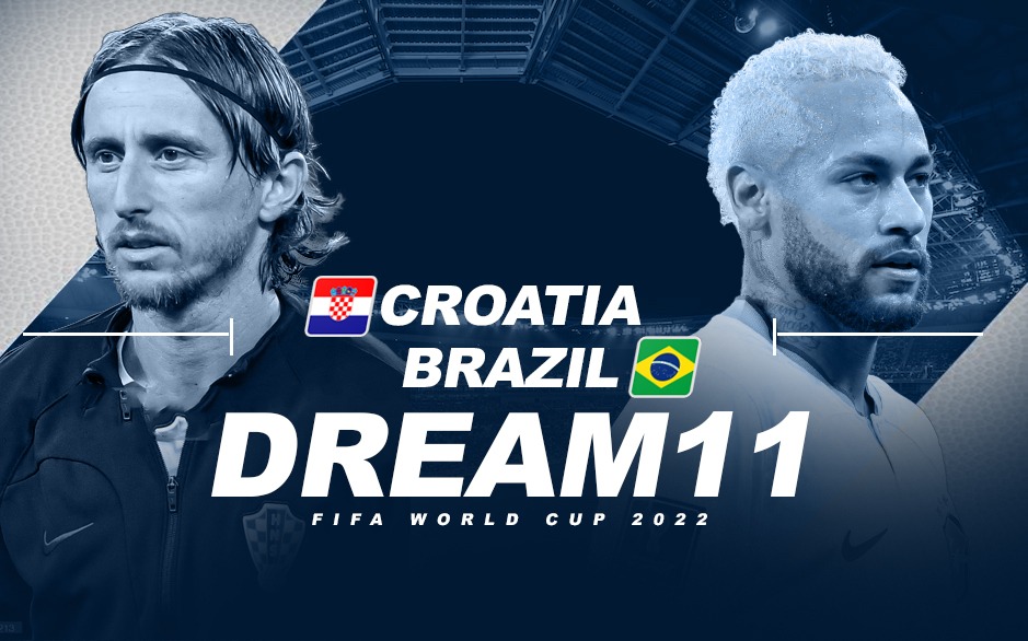 CRO vs BRA Dream11 Prediction Croatia vs Brazil starts at 830 PM