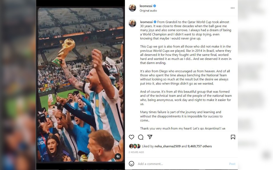 Lionel Messi pays Diego Maradona tribute from the USA 94 World Cup