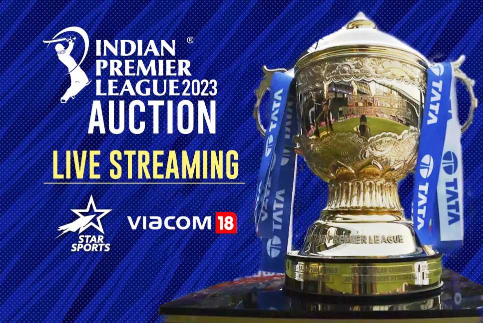 IPL Auction LIVE Streaming STAR Sports vs at IPL 2023 Auction