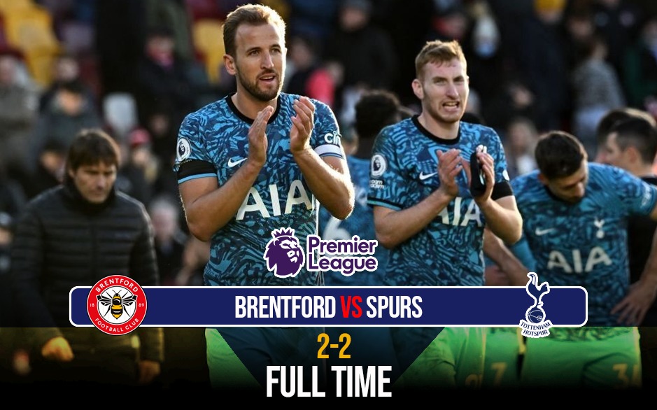 Brentford vs Tottenham, Premier League result: Kane and Hojbjerg earn a  point