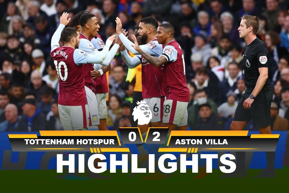 Tottenham Hotspur 0-2 Aston Villa