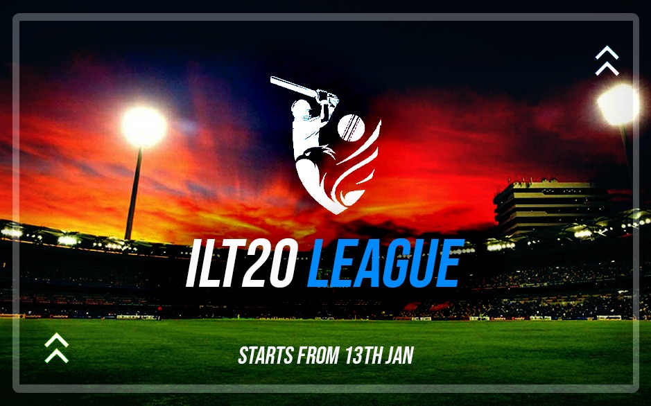 ILT20 League International T20 League starts 13th January, Check FULL