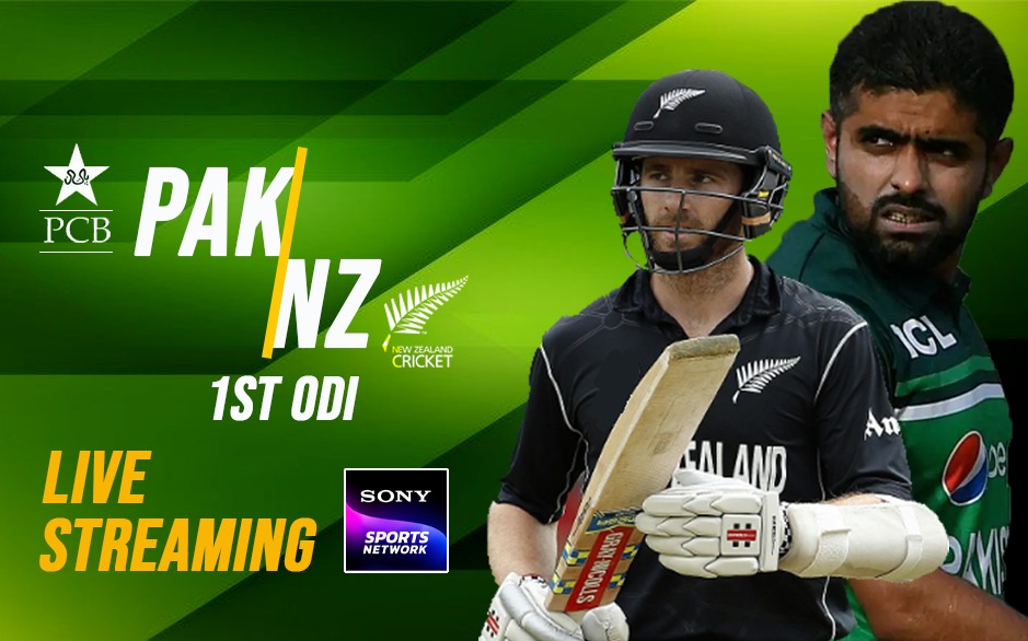 Pak Vs Nz Live Streaming Pakistan Vs Newzealand 1st Odi On Monday At