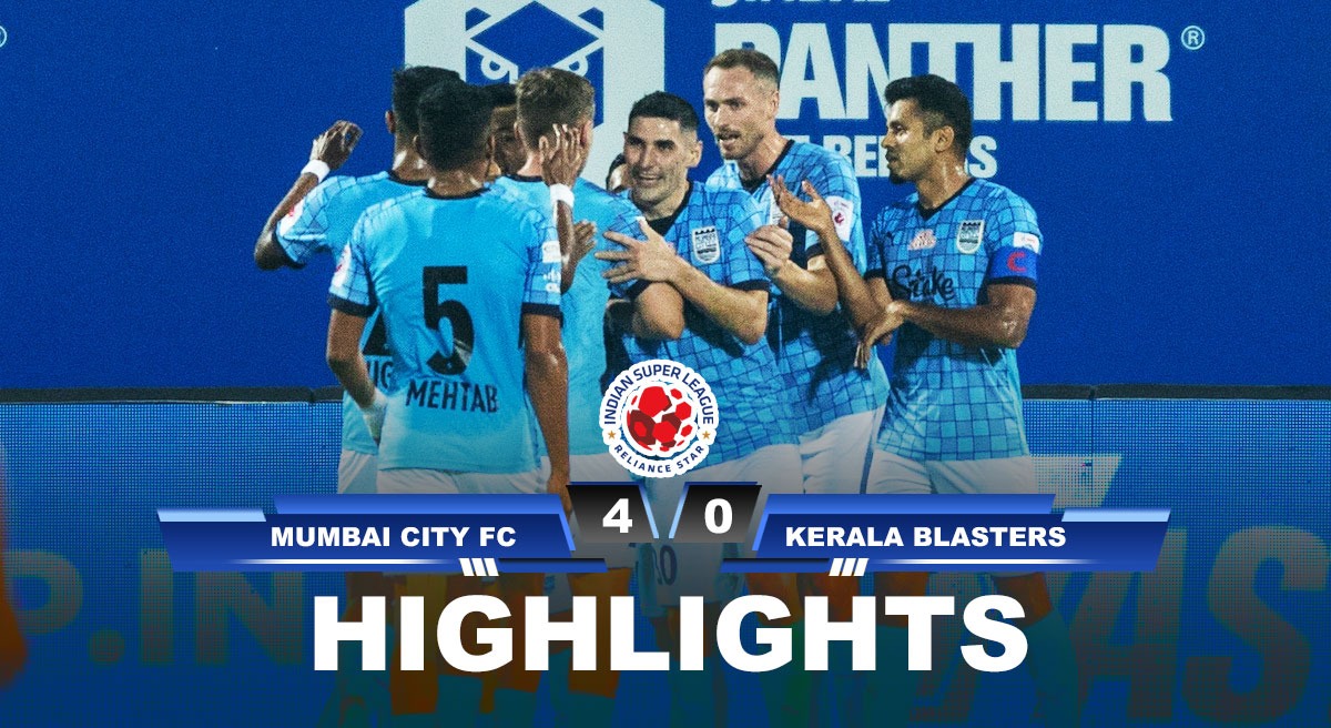 MCFC Vs KBFC HIGHLIGHTS: Mumbai City FC RUN RIOT Against Kerala ...