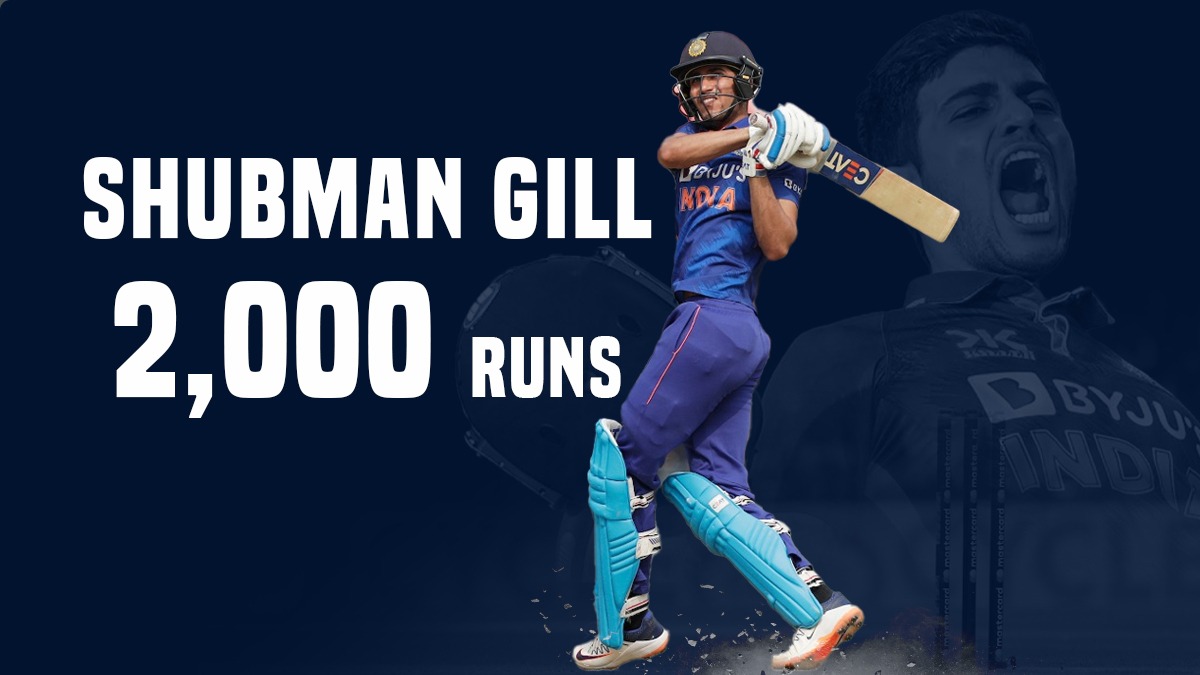 IND vs NZ: Shubman Gill completes 2,000 runs in international cricket -  Check out