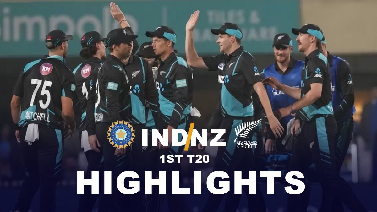 IND vs NZ 1st T20 Highlights Kiwis Take 10 Lead As India Lose Their