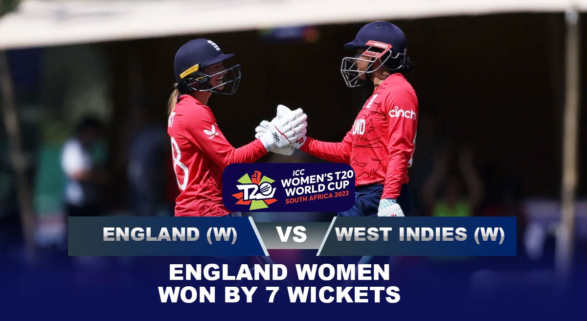 Wi W Vs Eng W Highlights Heather Knight Sciver Star As England Women Complete An Easy Chase