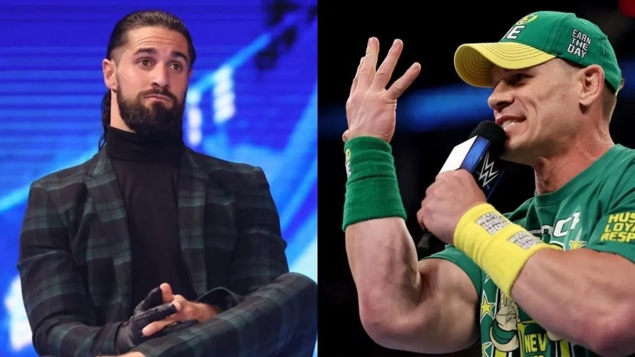 John Cena Goat Wwe Star Seth Rollins Calls John Cena The Goat Check Out