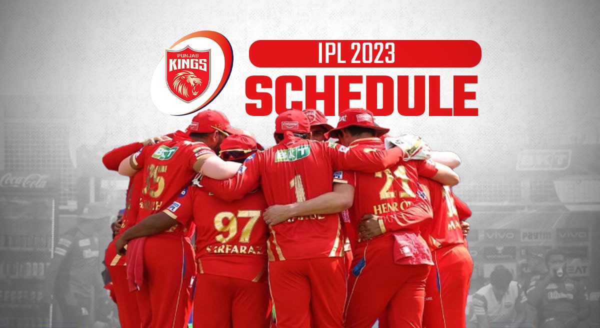 PBKS Schedule IPL 2023: Punjab Kings vs KKR at Mohali on April 1, Punjab to  play 2 games in Dharamshala – Check Punjab Kings Schedule