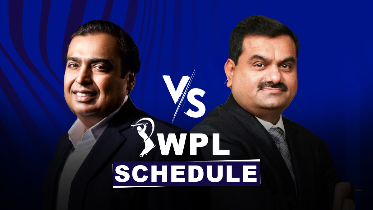 WPL 2023 Schedule: Ambani vs Adani for 1st WPL game, Mumbai face Gujarat,  Brabourne, DY Patil to host Women's IPL - Check out