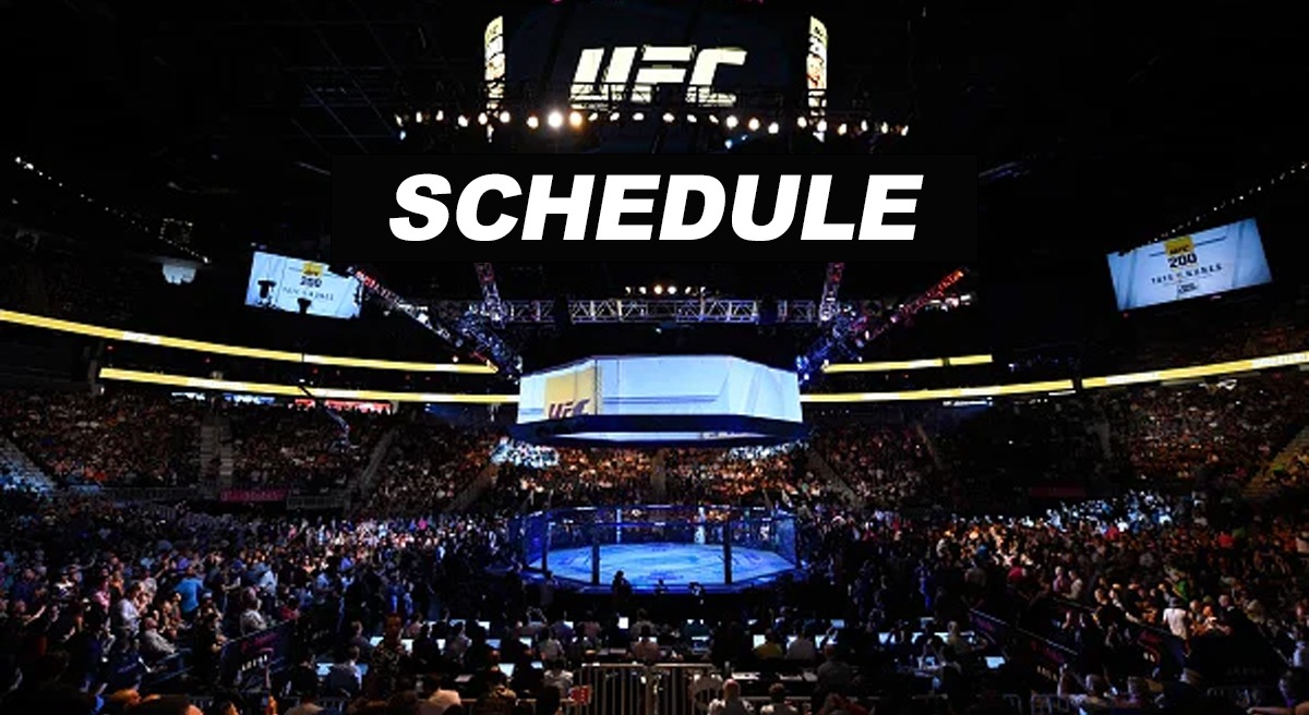 UFC schedule Which UFC fighters are competing this weekend?