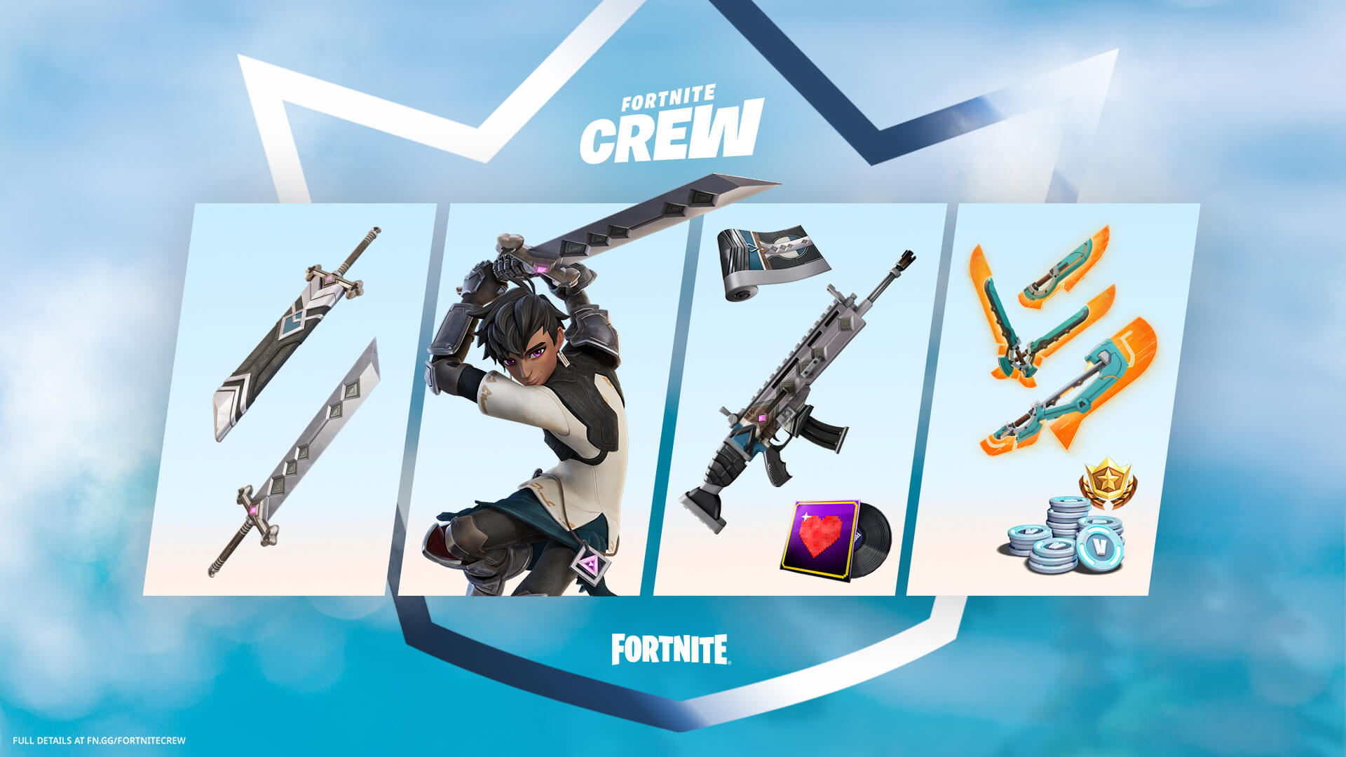 Fortnite March Crew Pack: Rift Knight Kieran Rejoindra Le Fortnite March 2023 Crew Pack, Vérifiez Les Détails