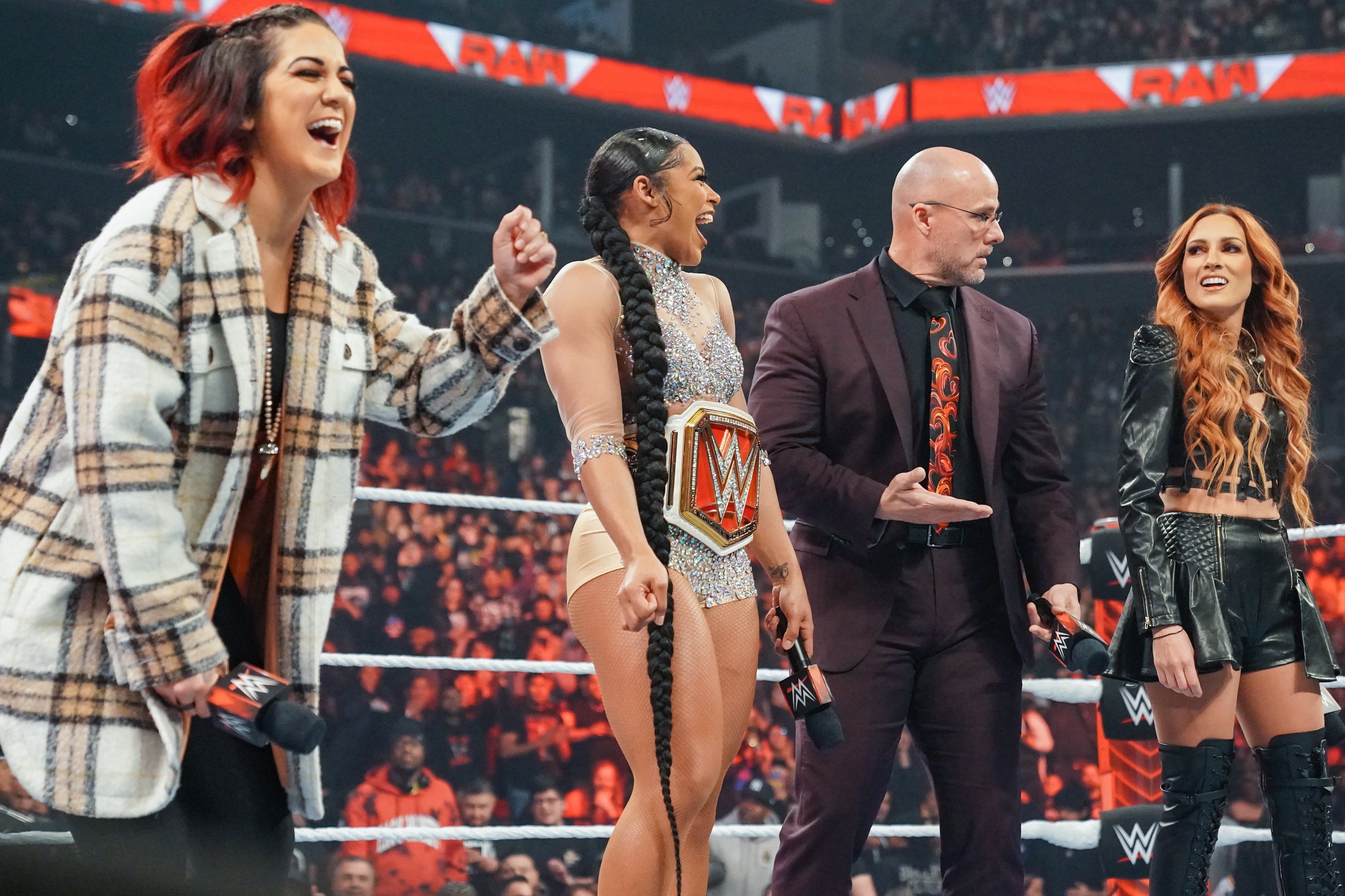 WWE Raw Live Results Bianca Belair decimated Bayley and Becky Lynch in