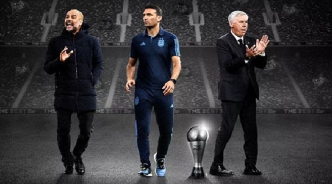 FIFA Best Men’s Coach: Lionel Scaloni, Carlo Ancelotti, Pep Guardiola ...