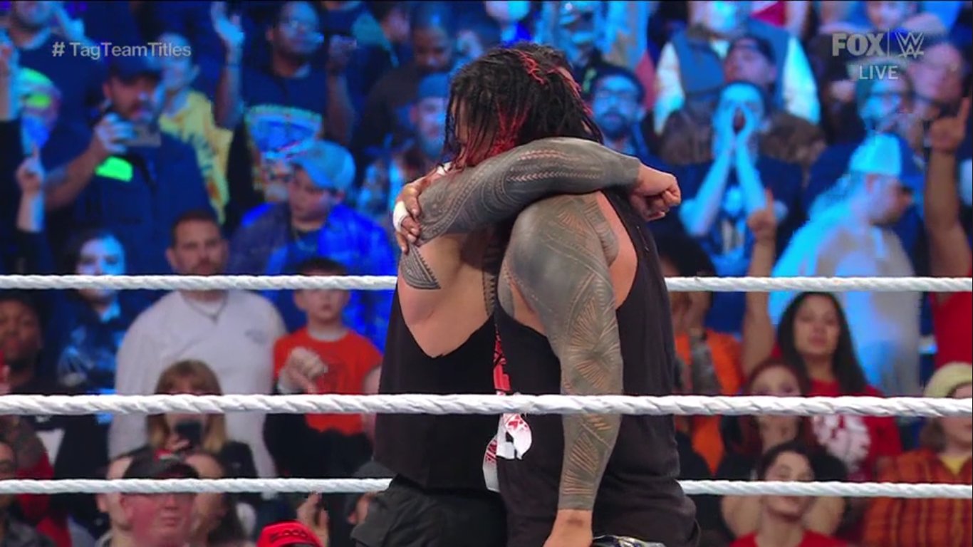 Wwe Smackdown The Usos Successfully Defends Wwe Smackdown Tag Team