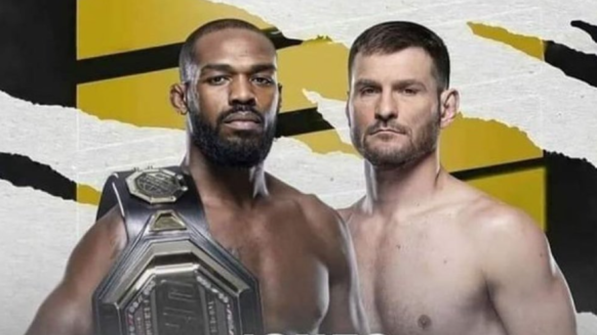 Jon Jones vs Stipe Miocic UFC Heavyweight title fight verbally