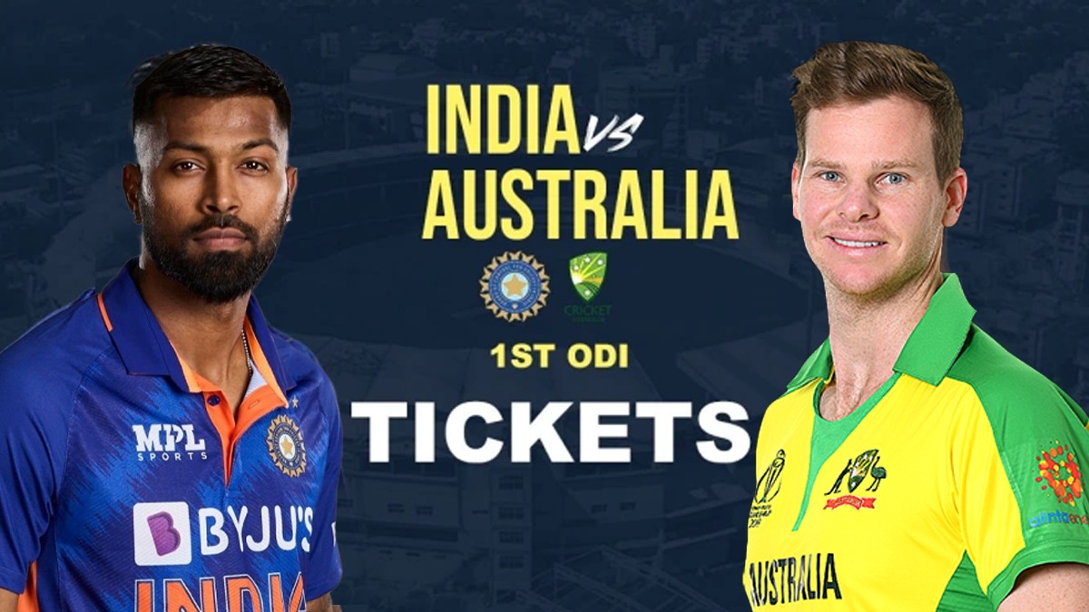 IND vs AUS Mumbai ODI Tickets Online sale of tickets for India