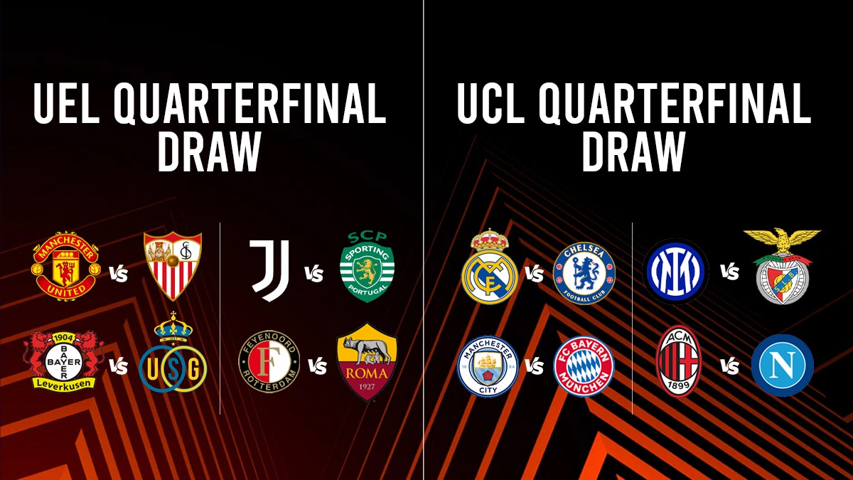 Champions League quarter-final draw pits Real Madrid vs Chelsea, Manchester  City vs Bayern