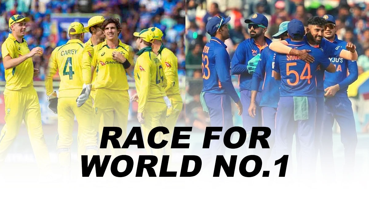 IND vs AUS: Race for World No.1 ODI Team, India vs Australia 3rd ODI to