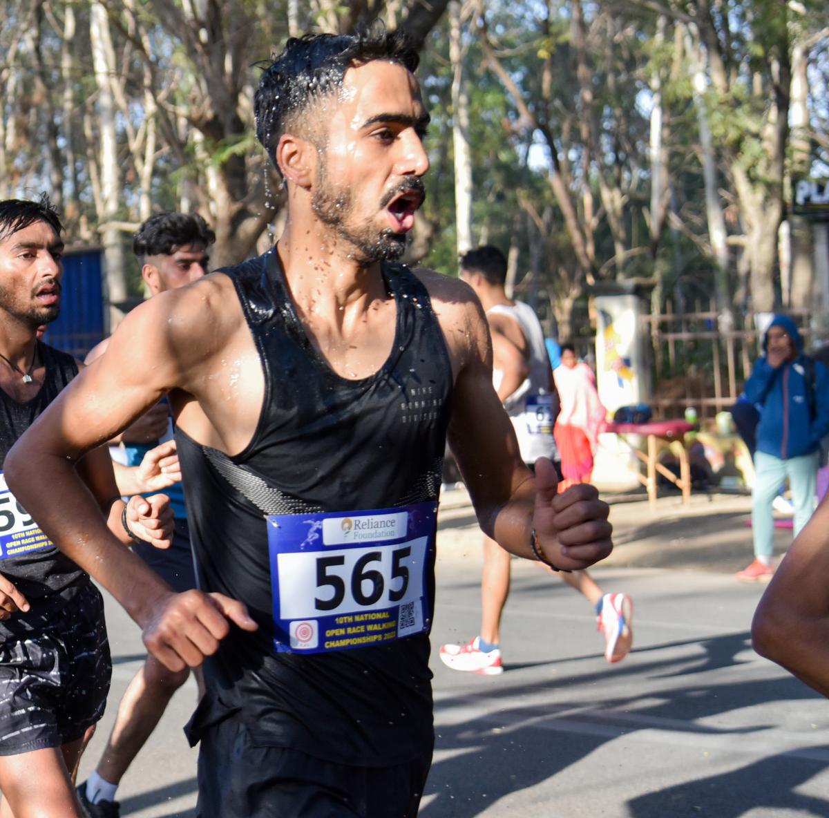 Asian 20km Race Walking Championship Akshdeep Singh wins gold, Vikash
