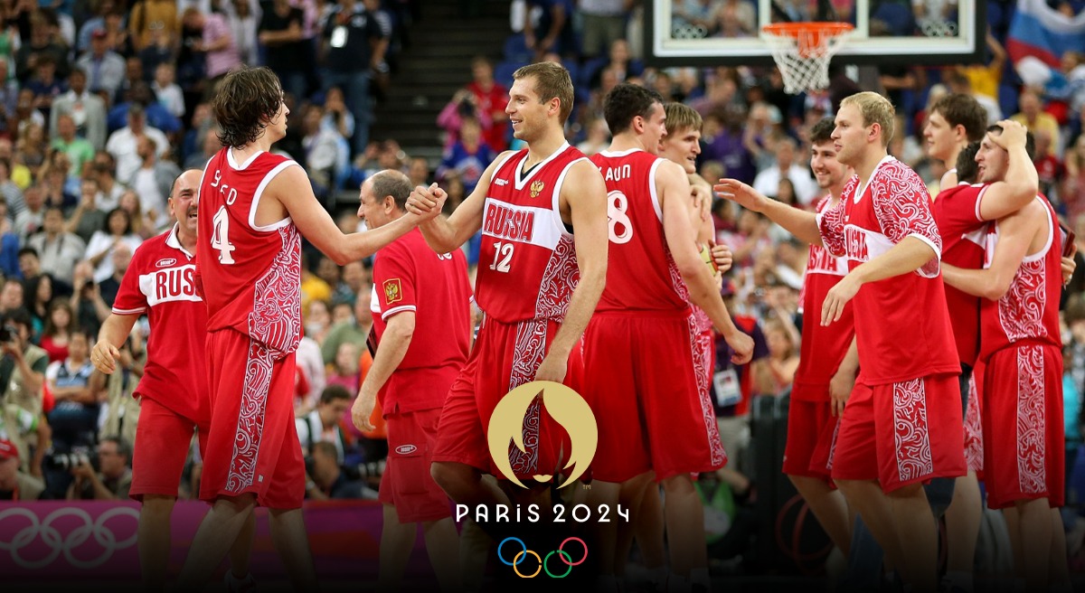 Seleção masculina russa de basquete está banida de qualificatório para  Paris-2024