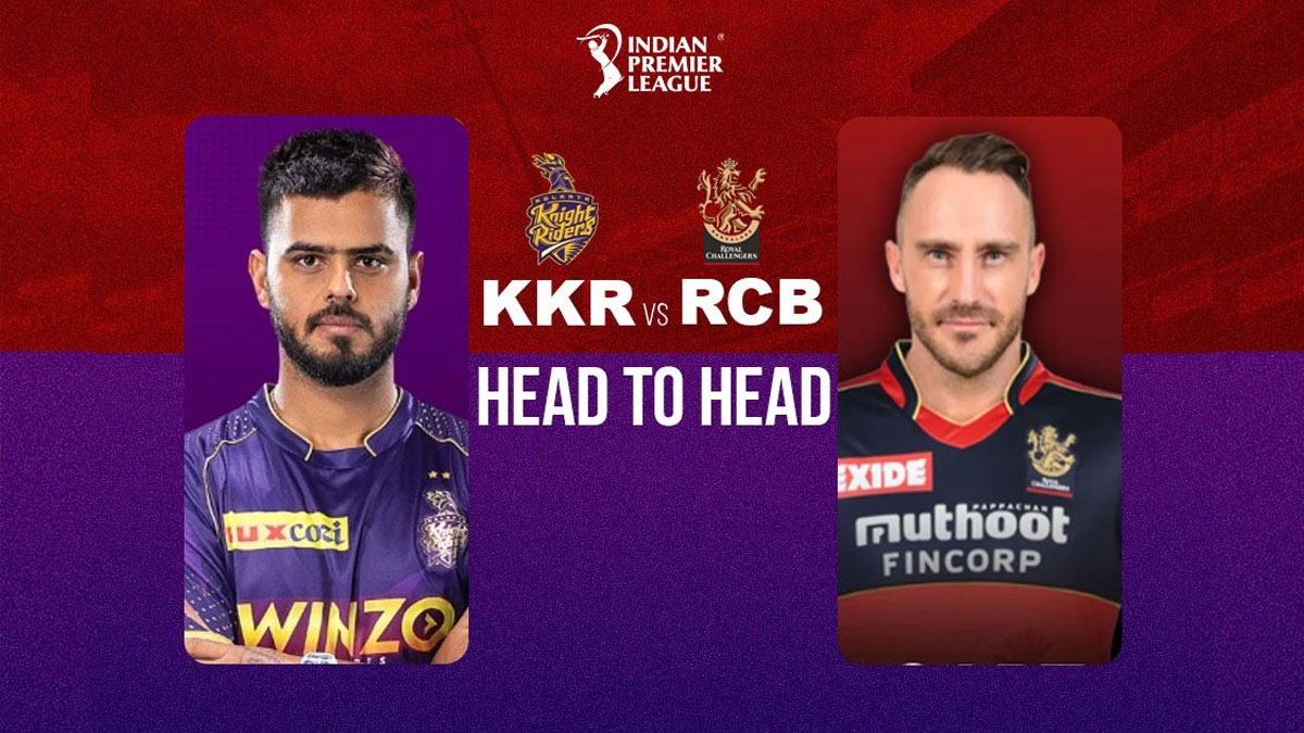 KKR vs RCB HeadToHead Check who leads the headtohead rivalry