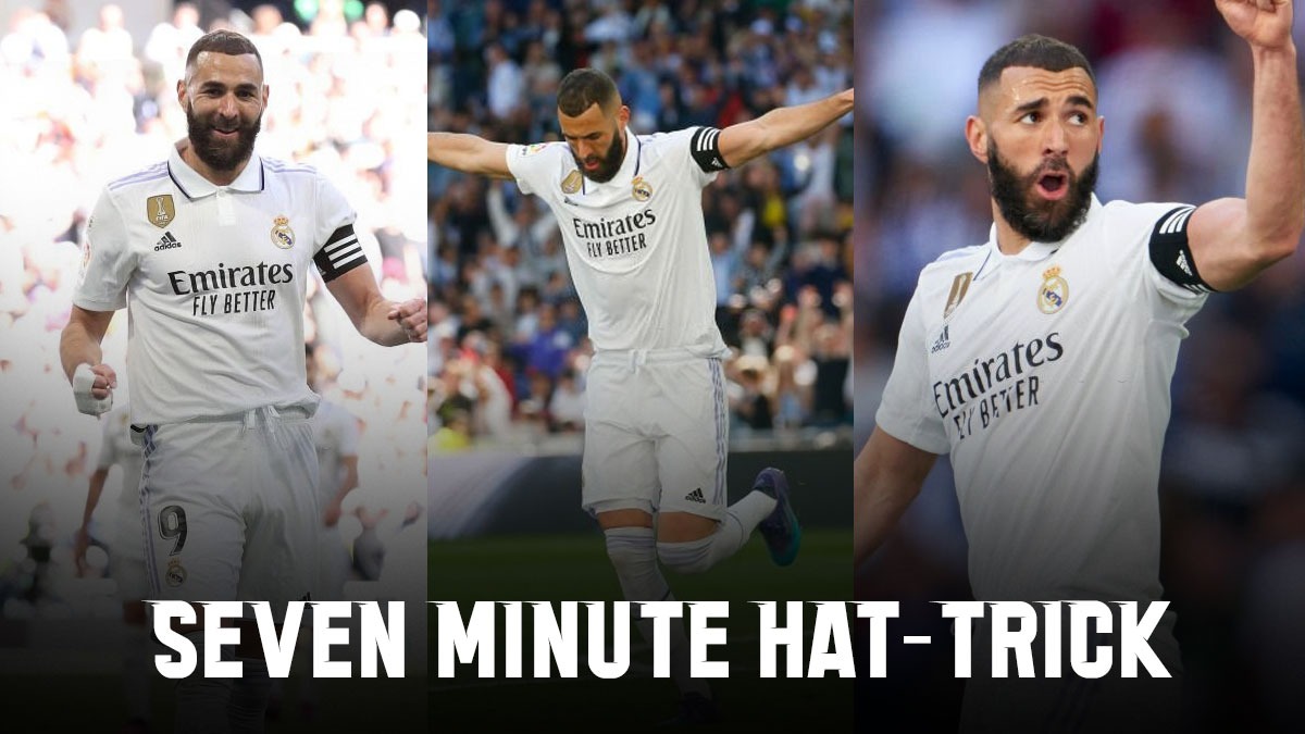 Karim Benzema HAT-TRICK: Real Madrid Legend Makes HISTORY At 35 Years ...