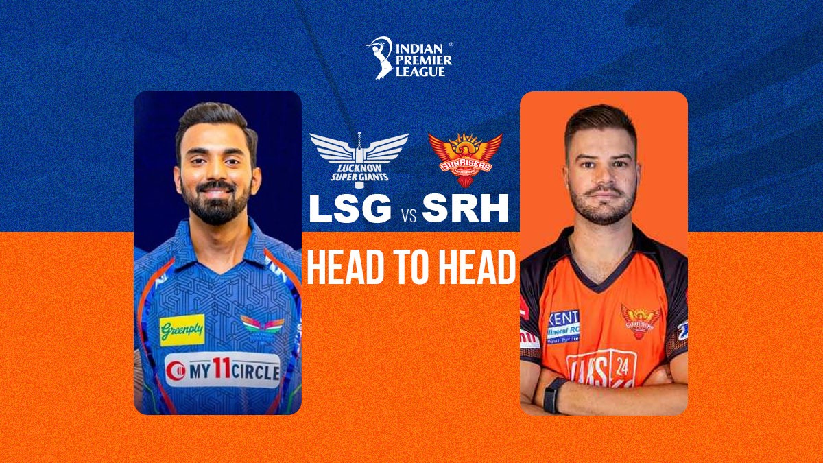 LSG vs SRH HeadToHead Check who leads the headtohead rivalry