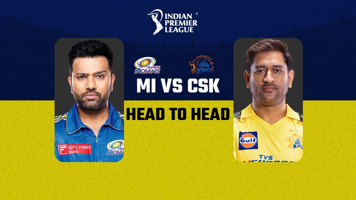 MI vs CSK HeadToHead Check who leads the headtohead rivalry